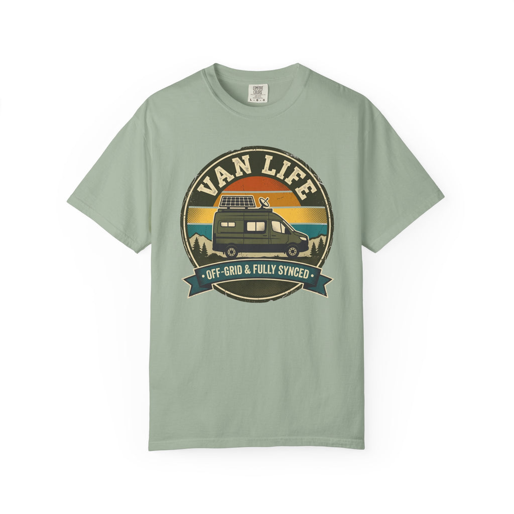 Van Life Offgrid And Fully Synced - T-Shirt