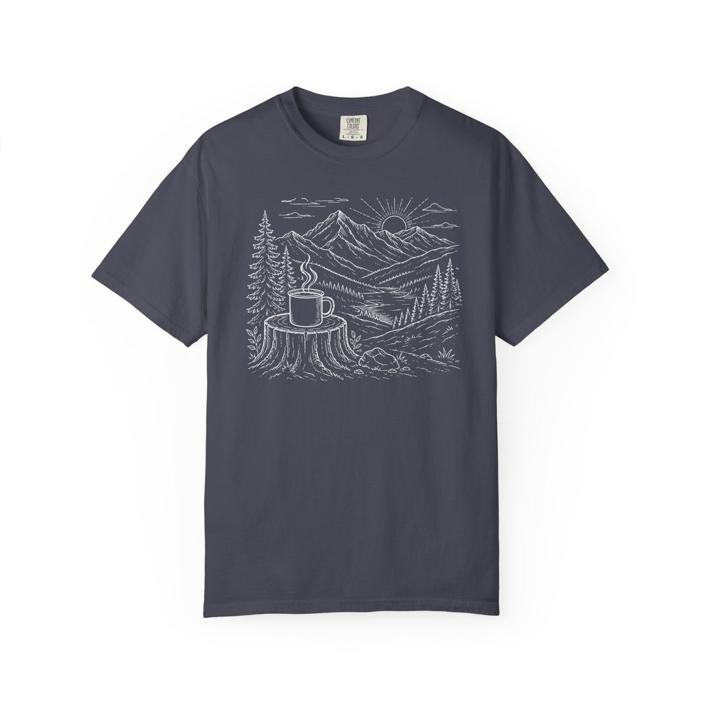 Peak Voltage Starts With Camp Coffee - T-Shirt