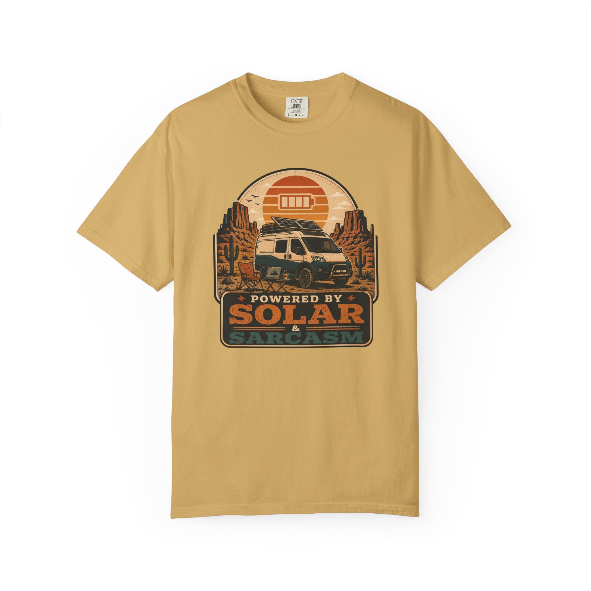 Powered By Solar and Sarcasm - T-Shirt