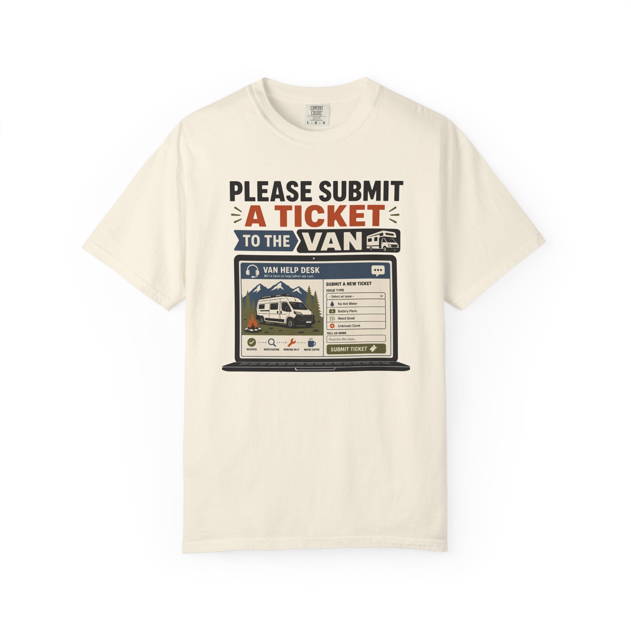 Please Submit A Ticket To The Van - T-Shirt