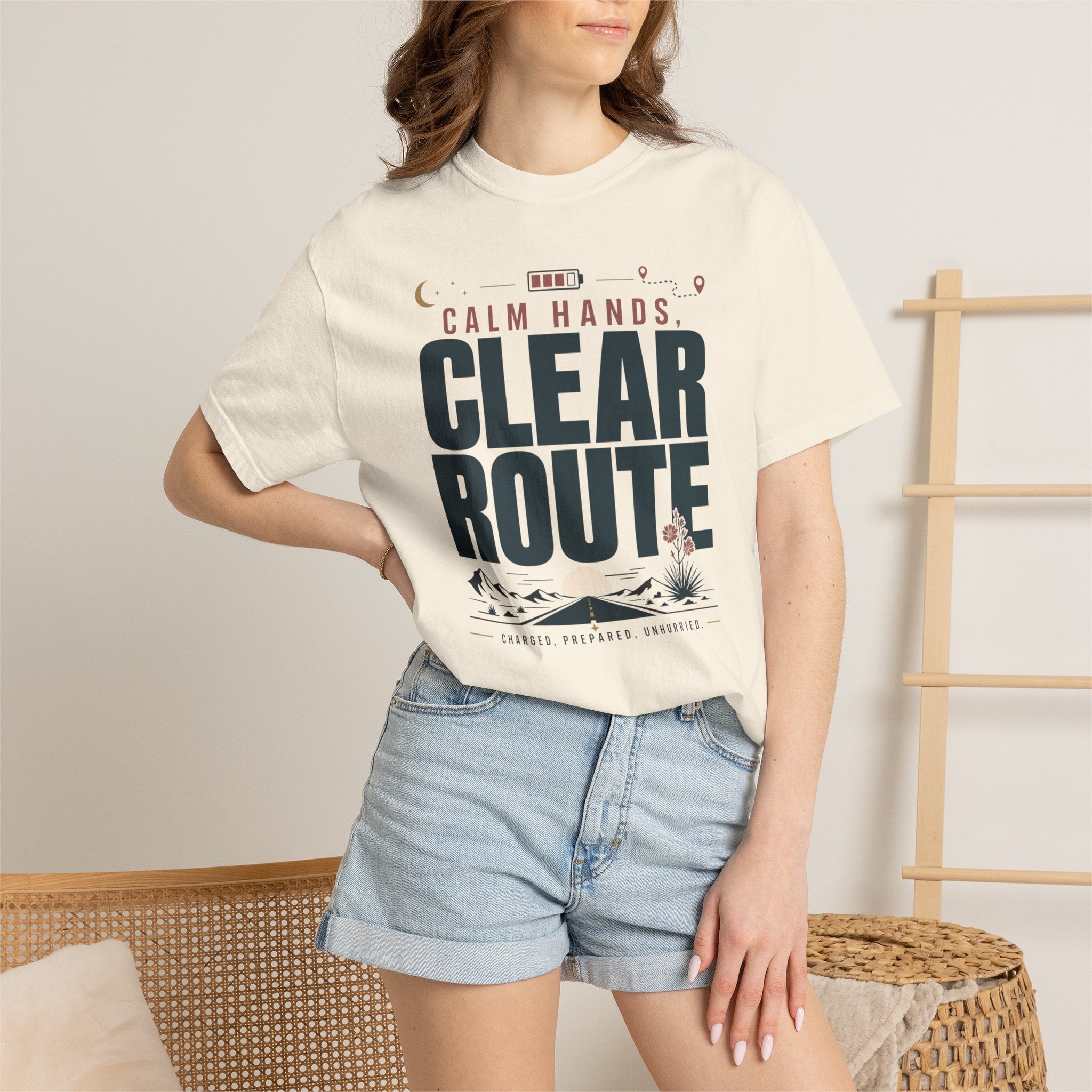 Calm Hands Clear Route - T-Shirt