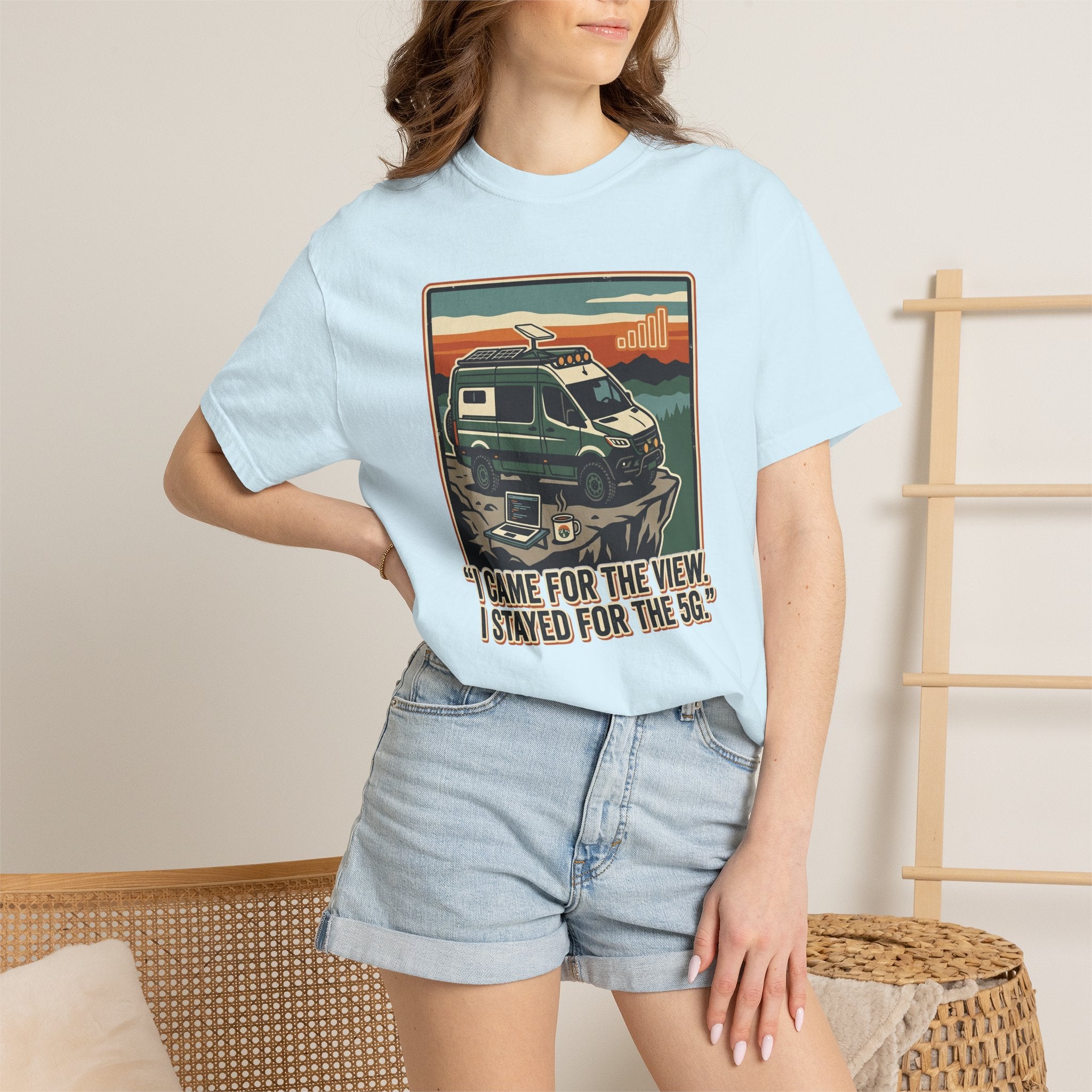 I Came For The View I Stayed 5G - T-Shirt