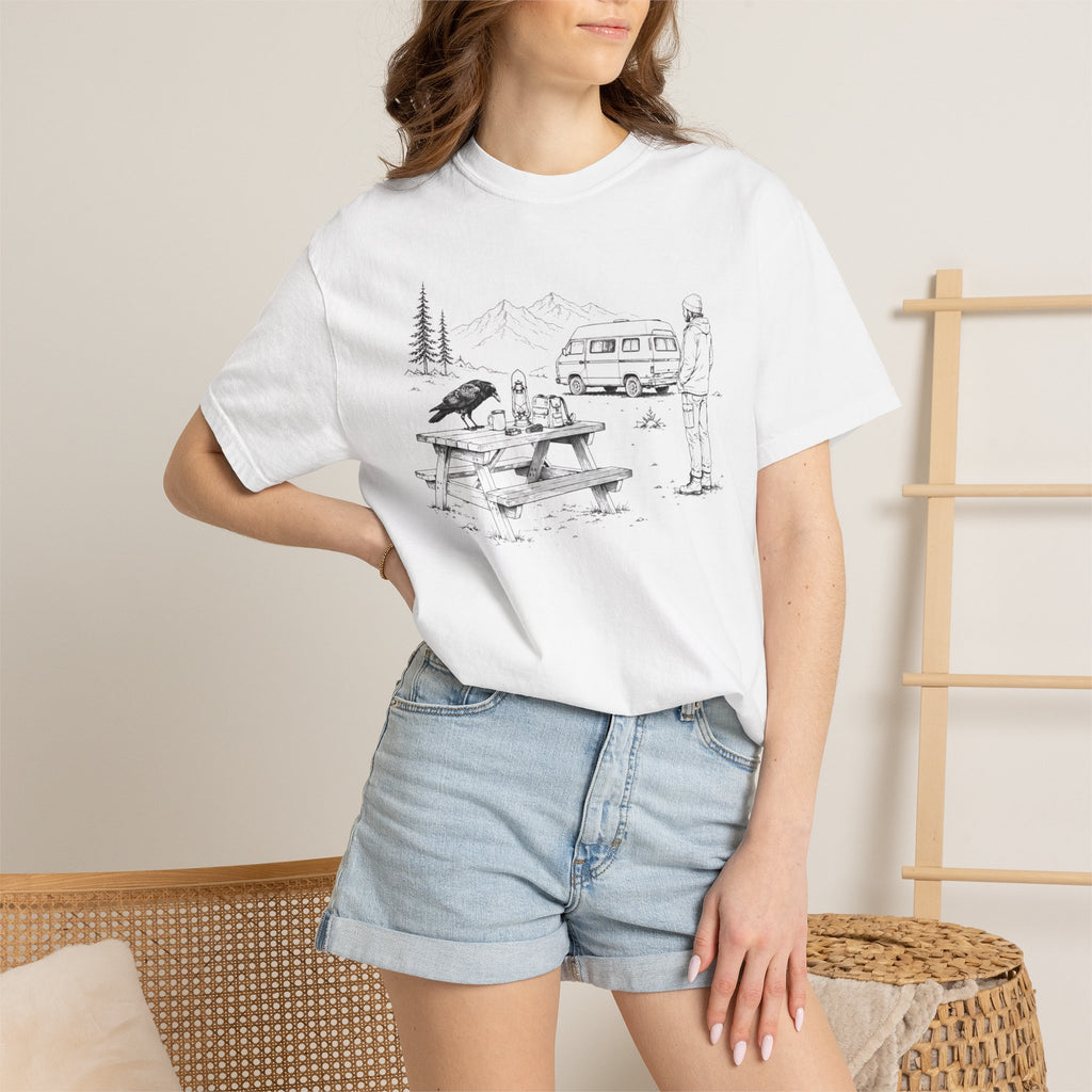 Camp Coffee Raven - T-Shirt
