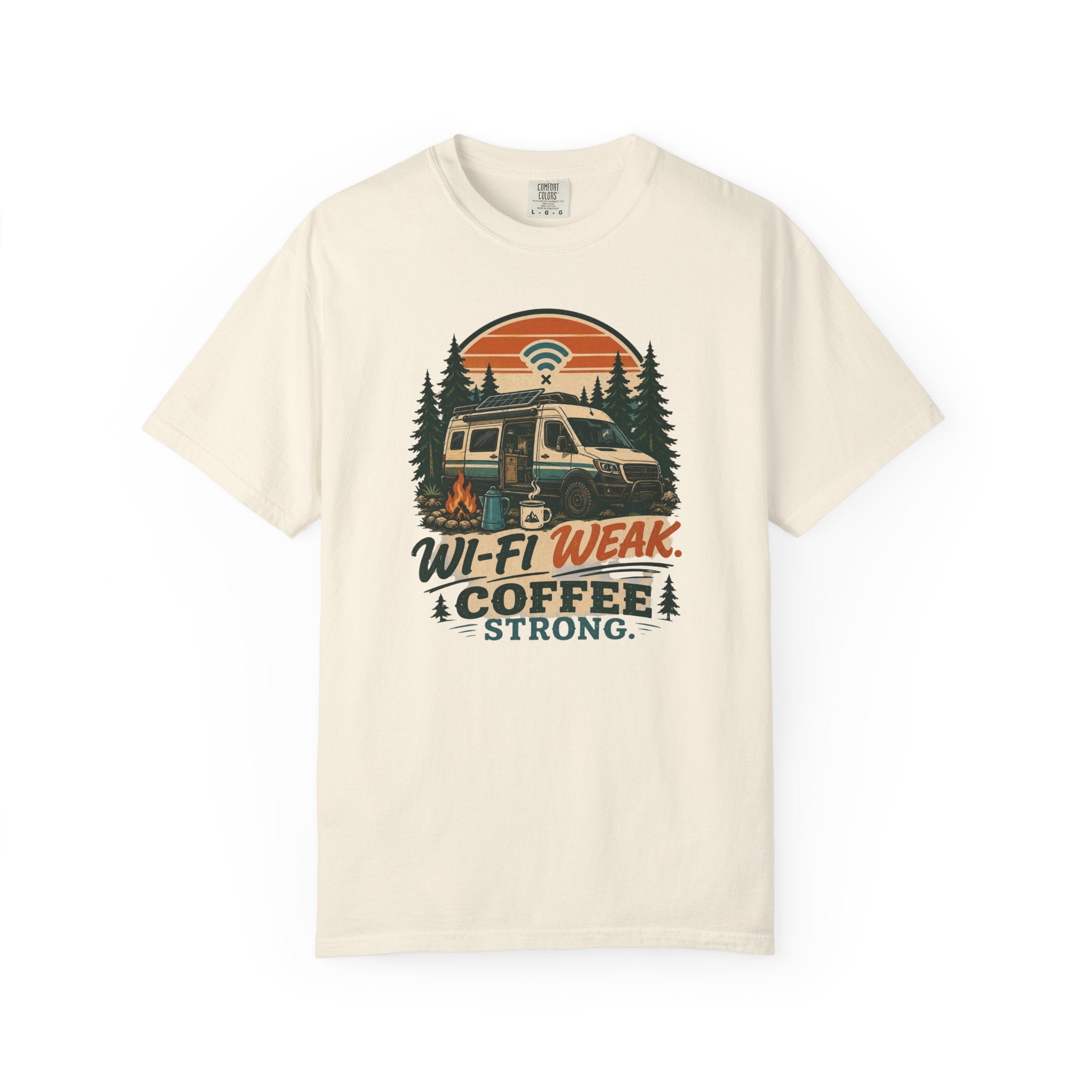 Wifi Weak Coffee Strong - T-Shirt