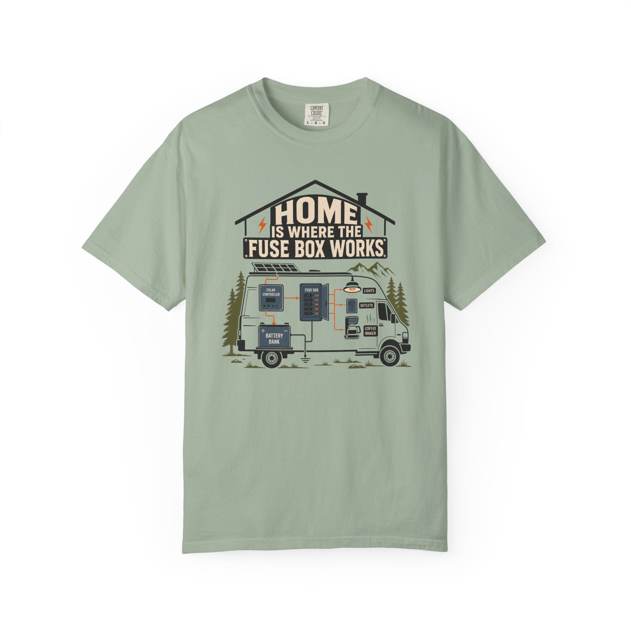 Home Is Where The Fuse Box Works - T-Shirt