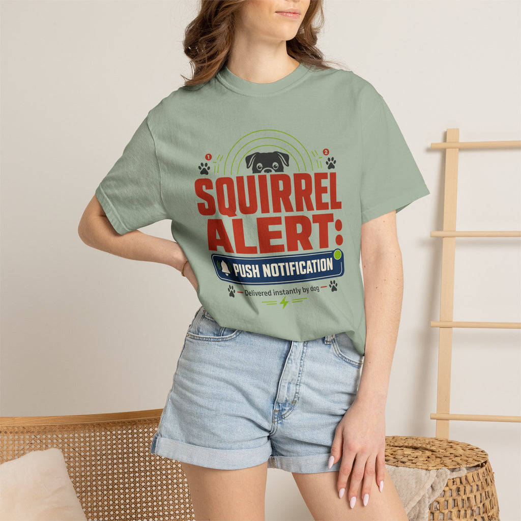 Squirrel Alert Push Notification - T-Shirt