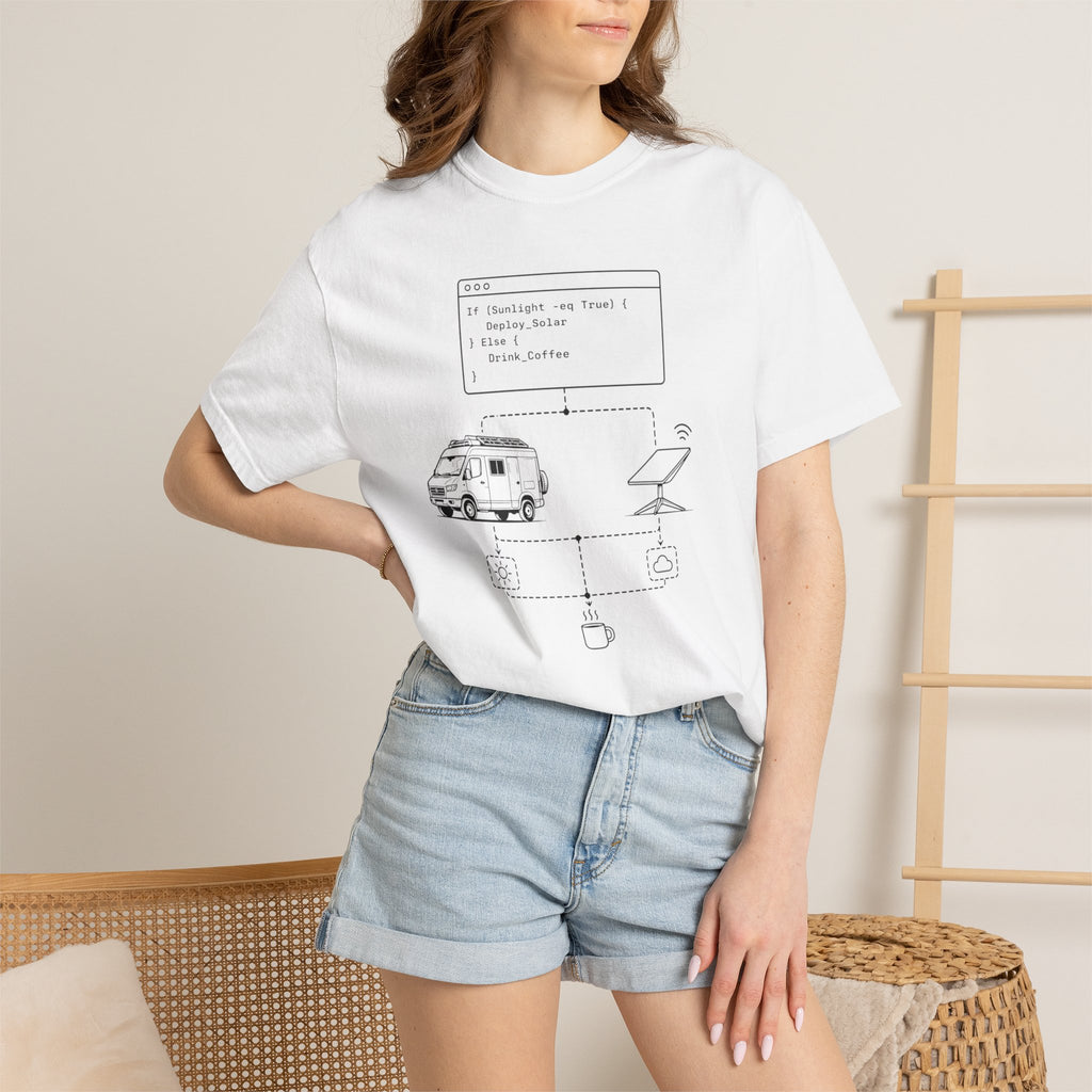 If Sunlight Eq True Deploy Solar - T-Shirt