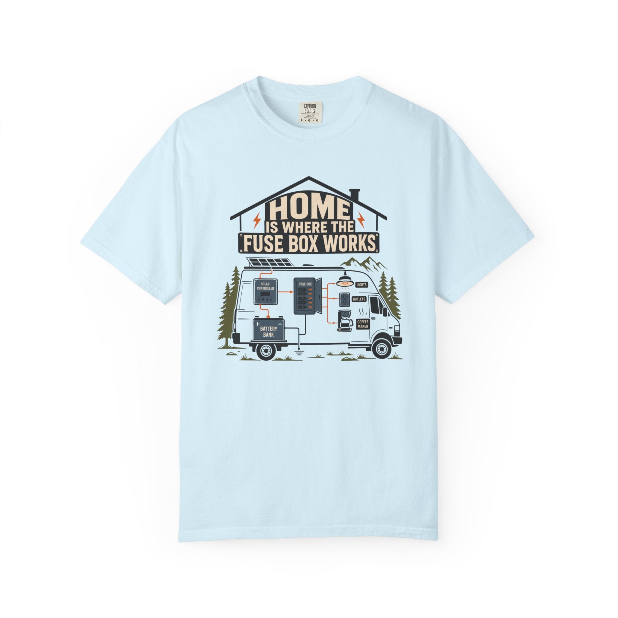 Home Is Where The Fuse Box Works - T-Shirt