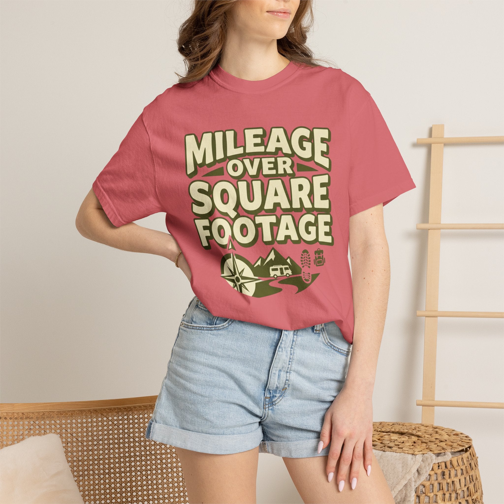 Mileage Over Square Footage - T-Shirt