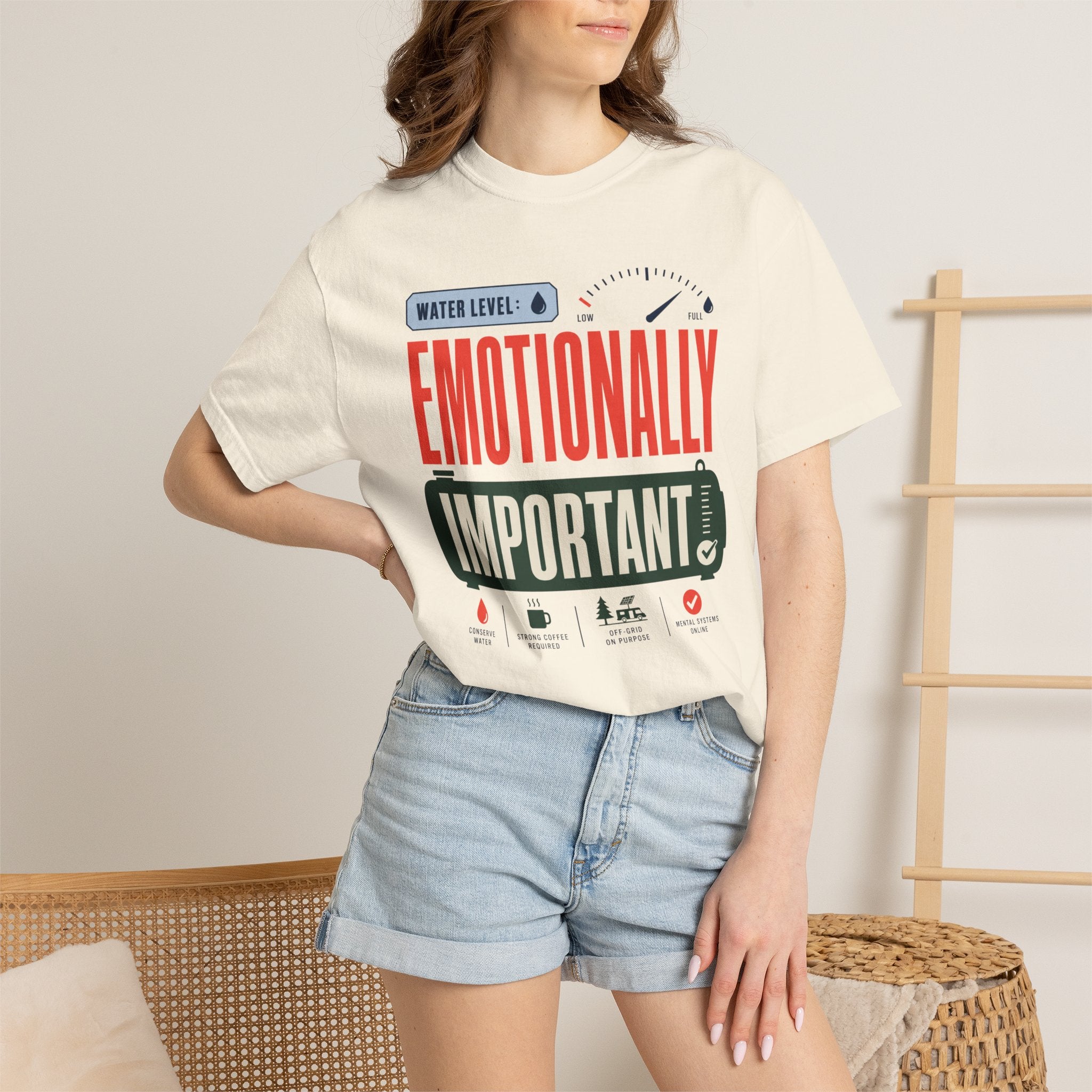 Water Level Emotionally Important - T-Shirt