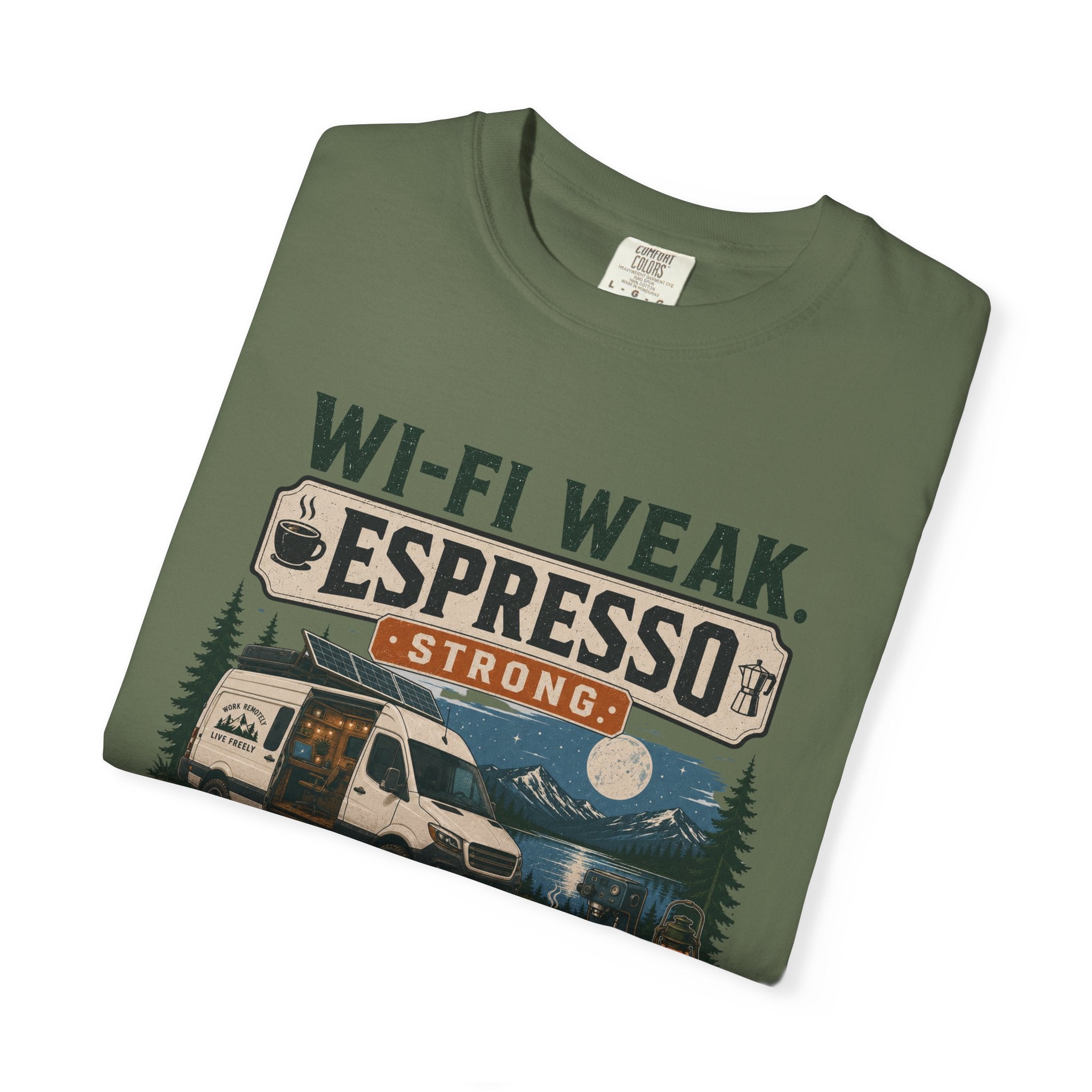 Wi-Fi Weak Espresso Strong - T-Shirt