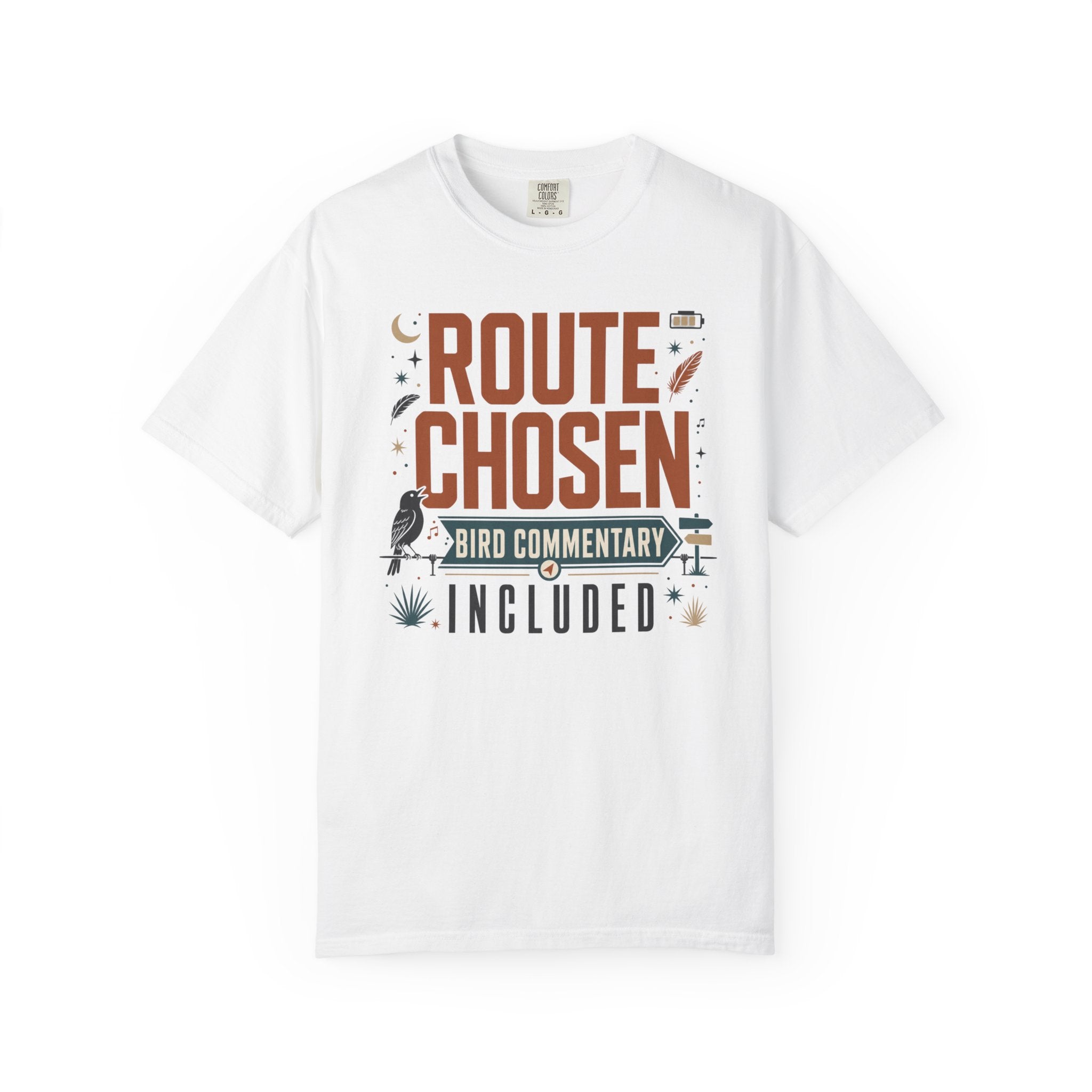 Route Chosen Bird Commentary Included - T-Shirt