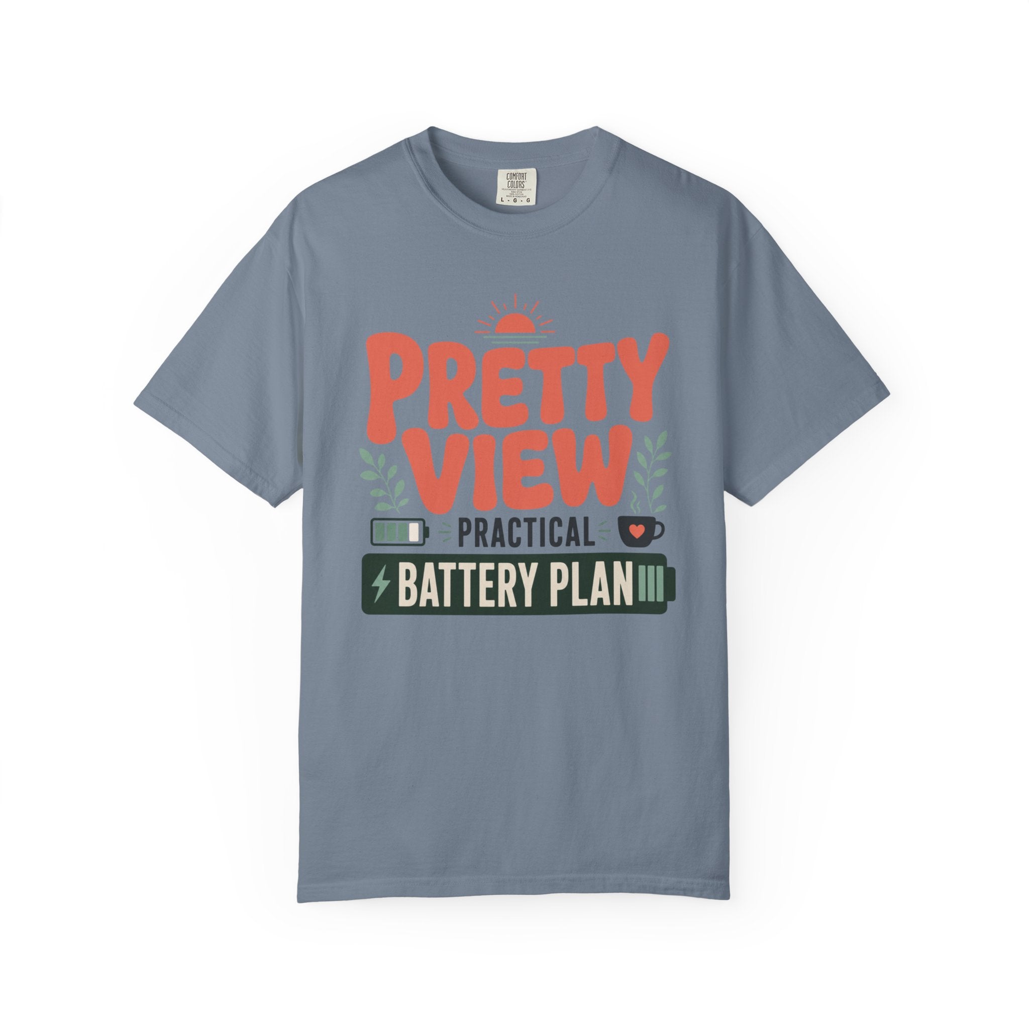 Pretty View Practical Battery Plan - T-Shirt