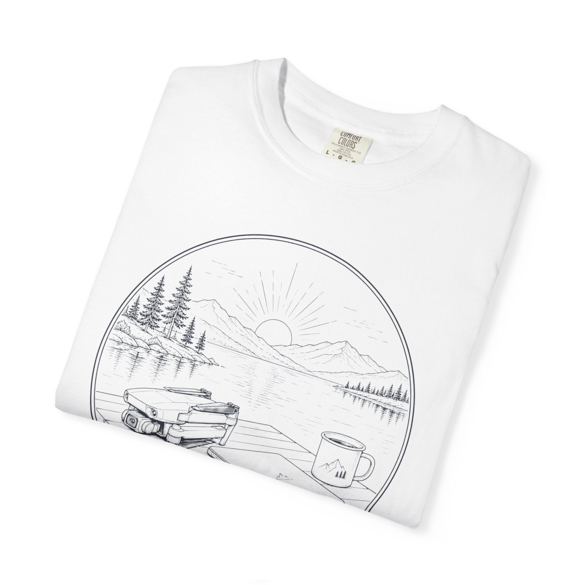 Launch Drone Before Coffee Gets Cold - T-Shirt