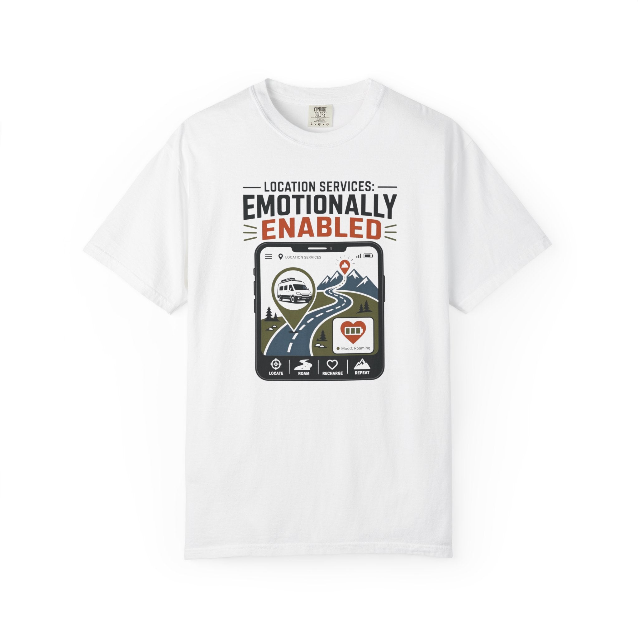 Location Services Emotionally Enabled - T-Shirt