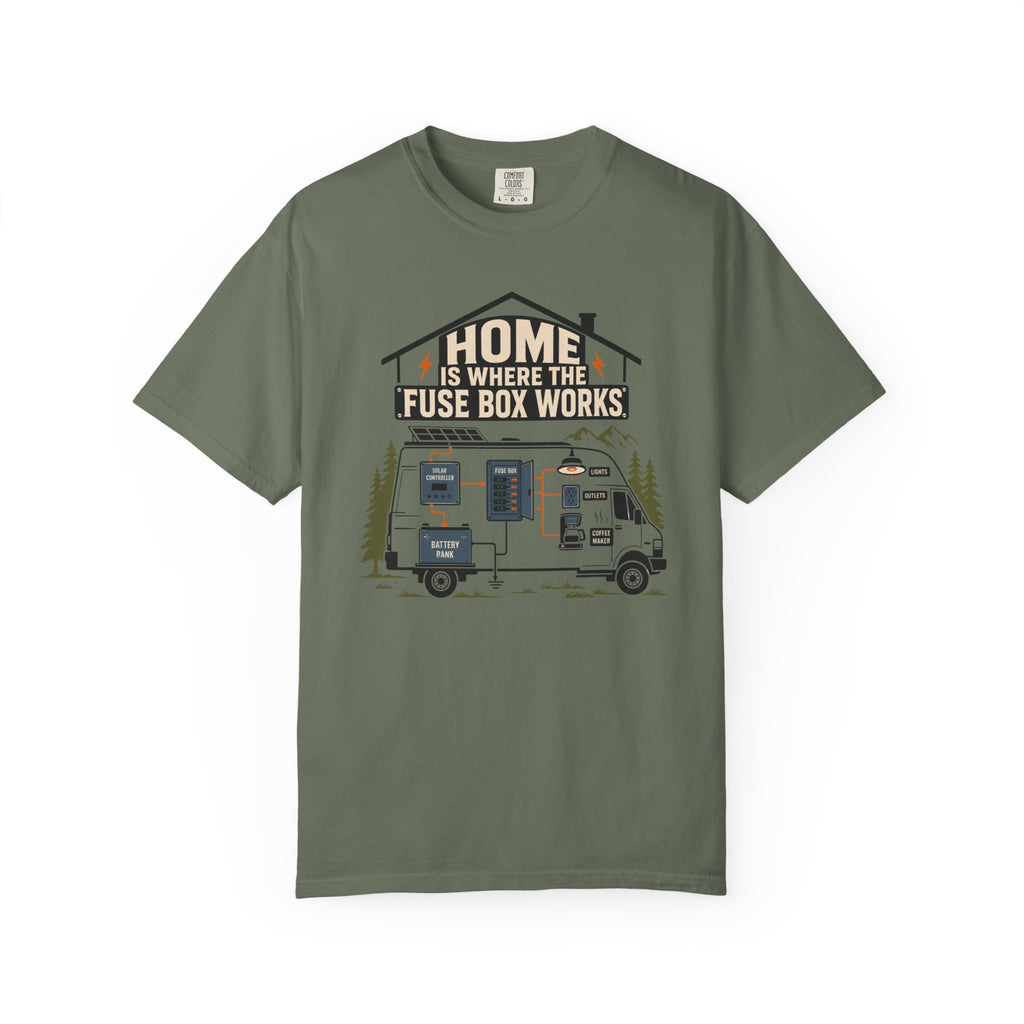 Home Is Where The Fuse Box Works - T-Shirt