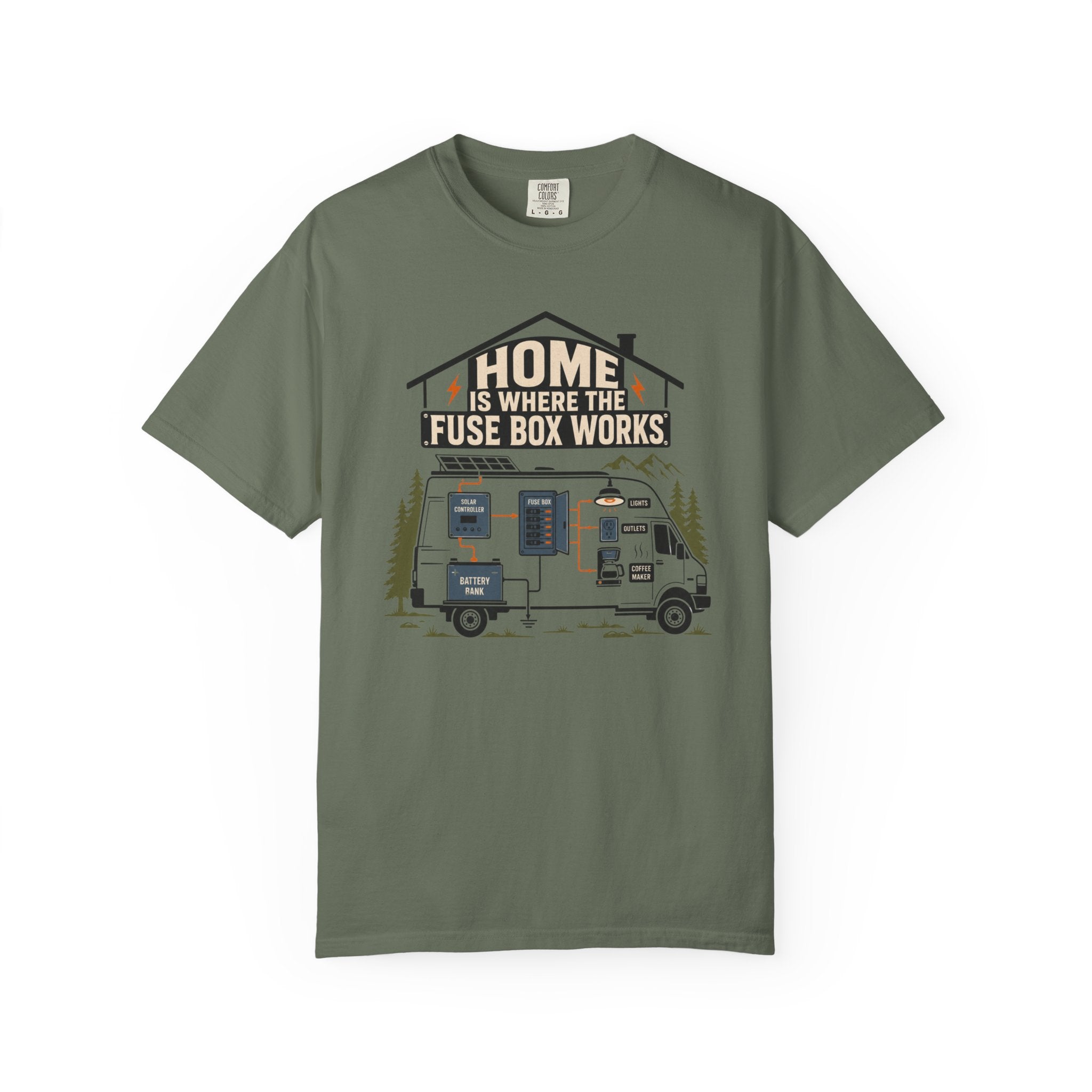 Home Is Where The Fuse Box Works - T-Shirt