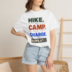 Hike Camp Charge Repeat - T-Shirt
