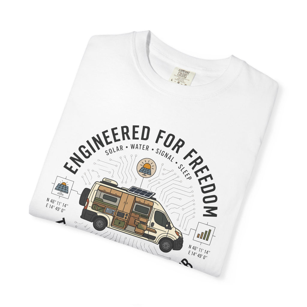 Engineered For Freedom Tiny Home Intelligence Club - T-Shirt