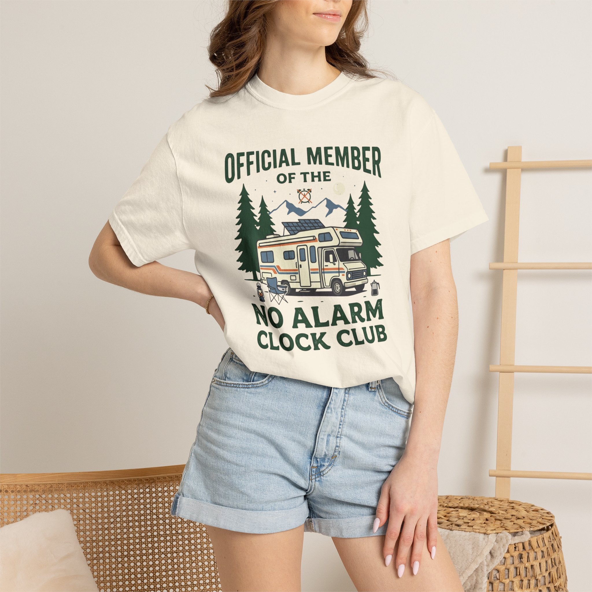 No Alarm Clock Club - T-Shirt