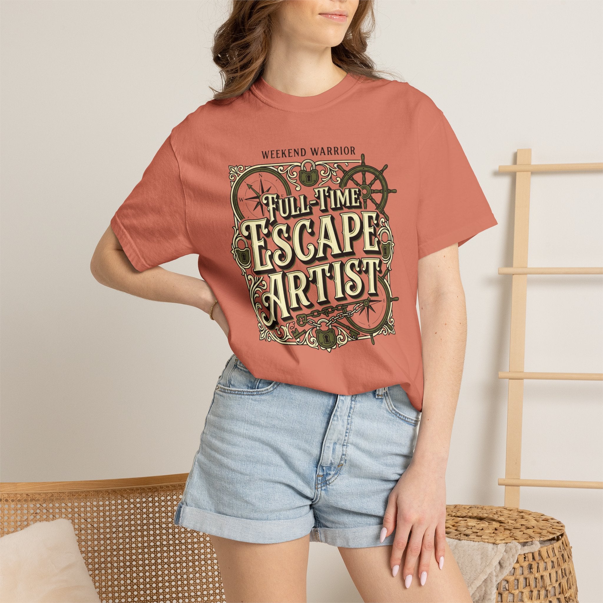Weekend Warrior Full-Time Escape Artist - T-Shirt