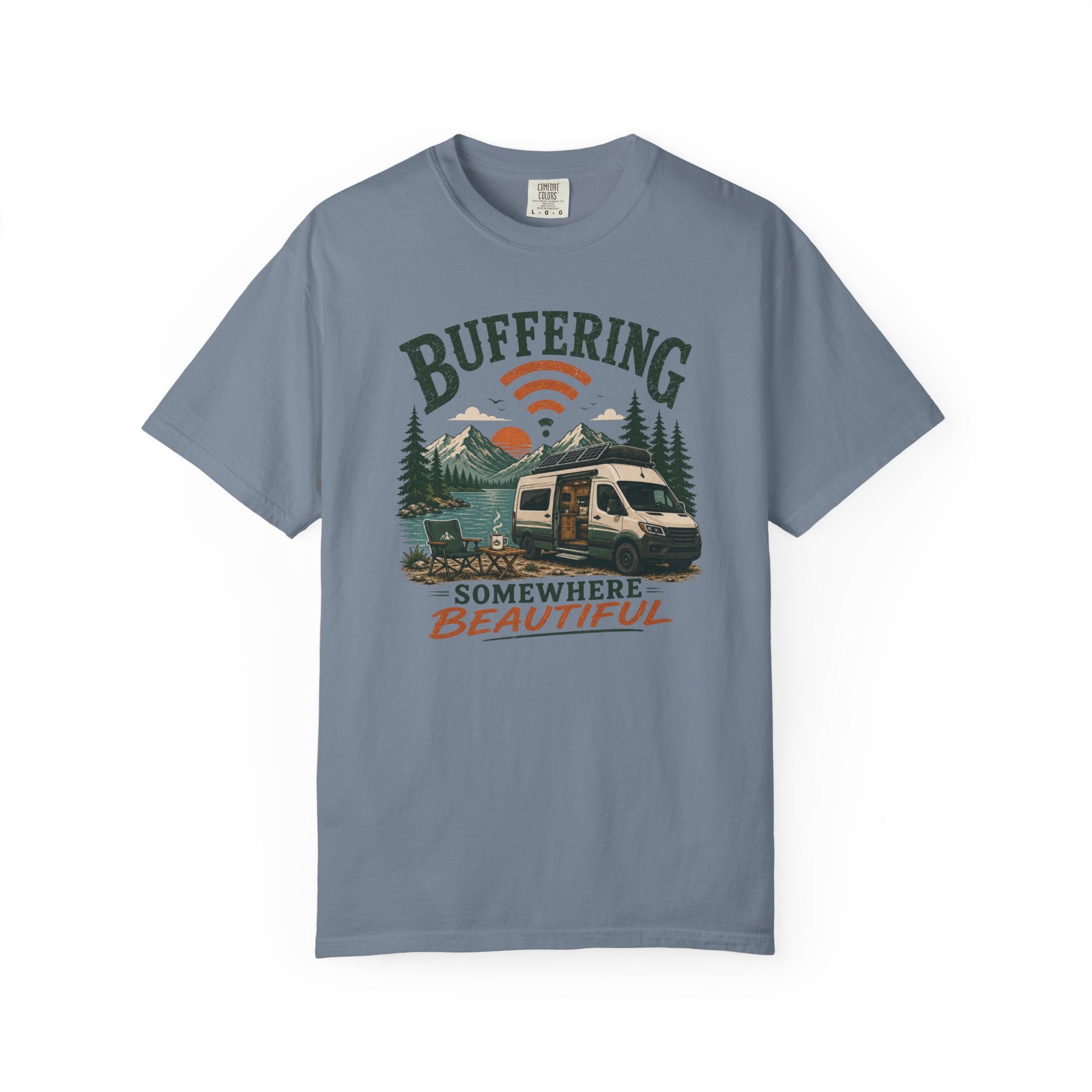 Buffering Somewhere Beautiful - T-Shirt