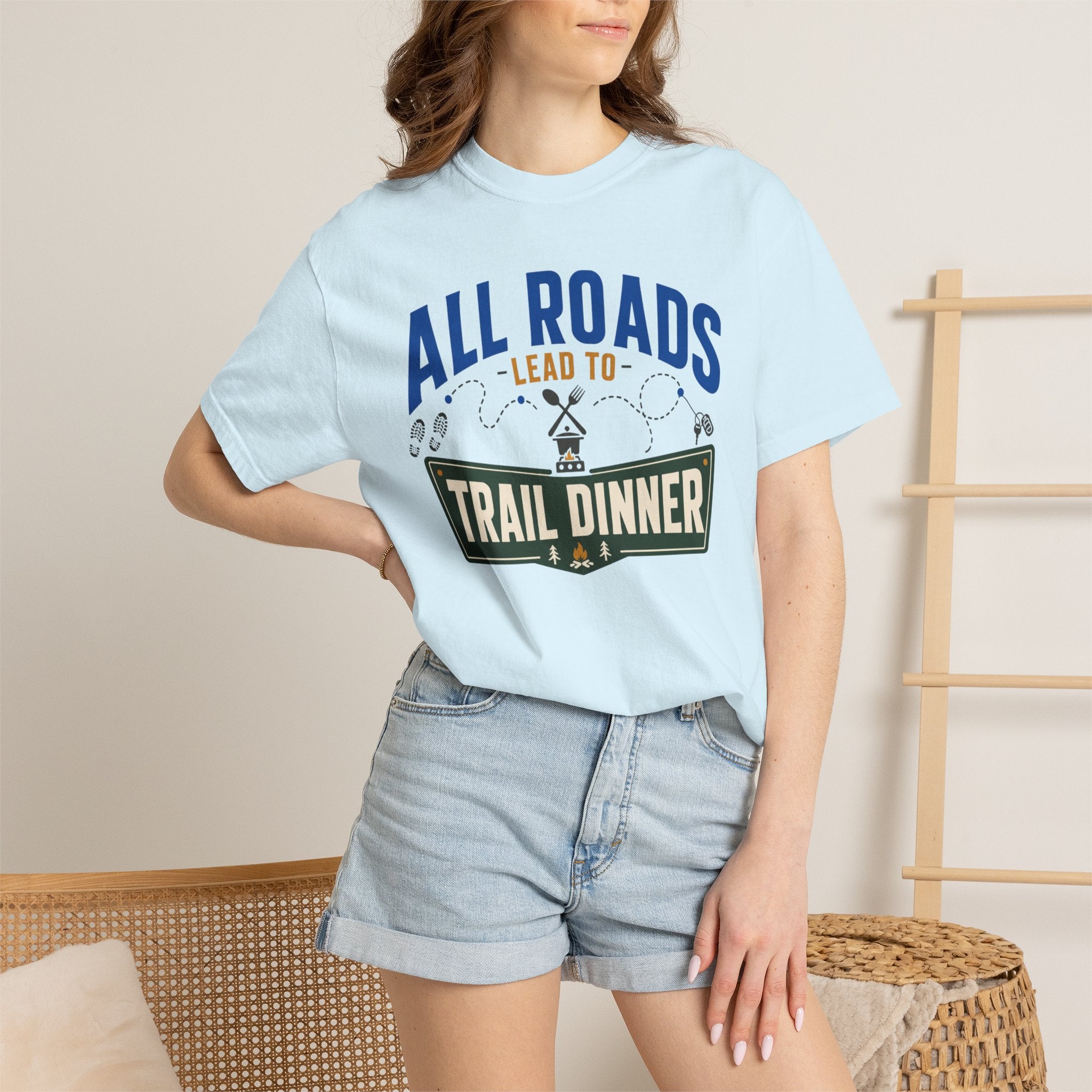 All Roads Lead To Trail Dinner - T-Shirt