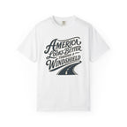 America Looks Better Through A Windshield - T-Shirt