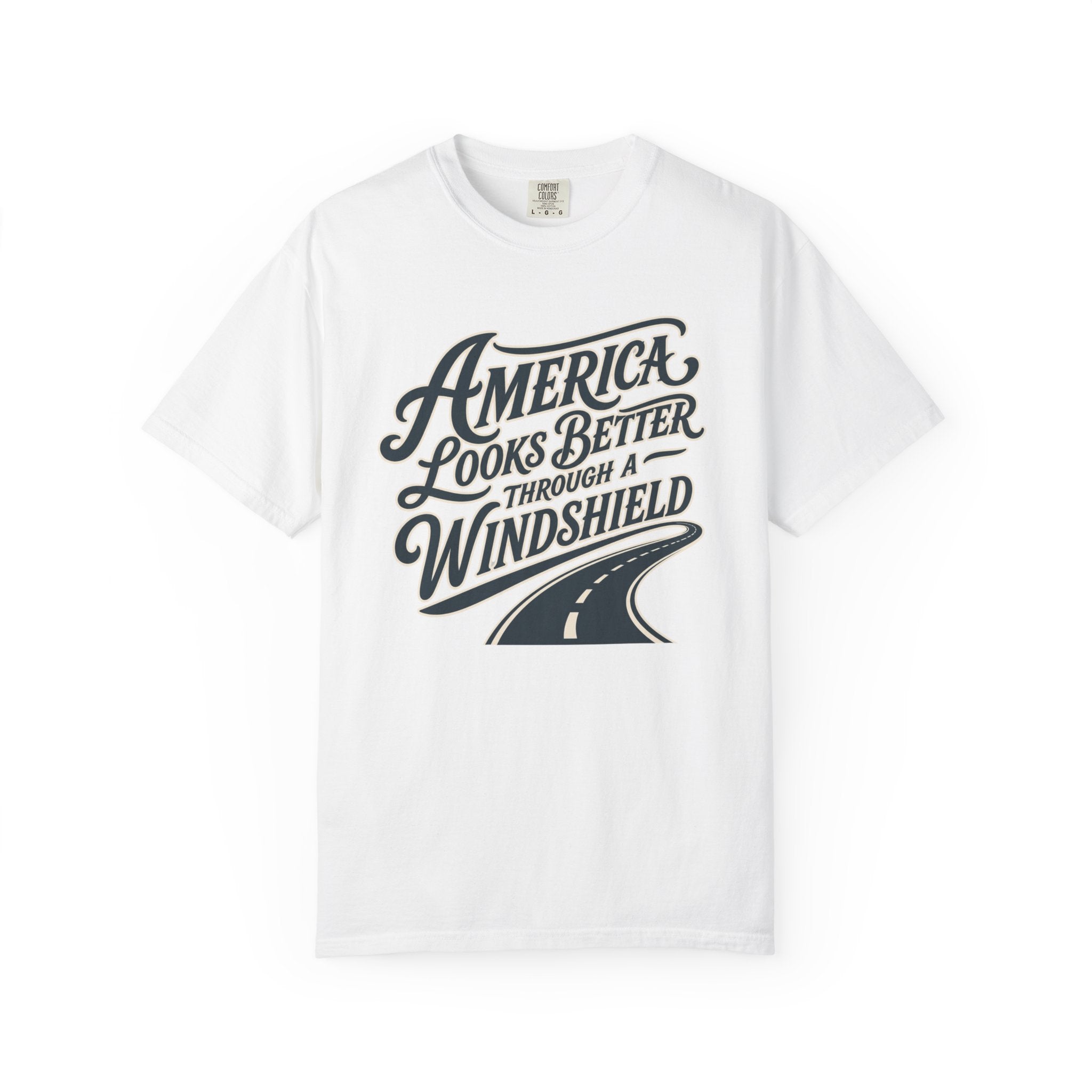 America Looks Better Through A Windshield - T-Shirt