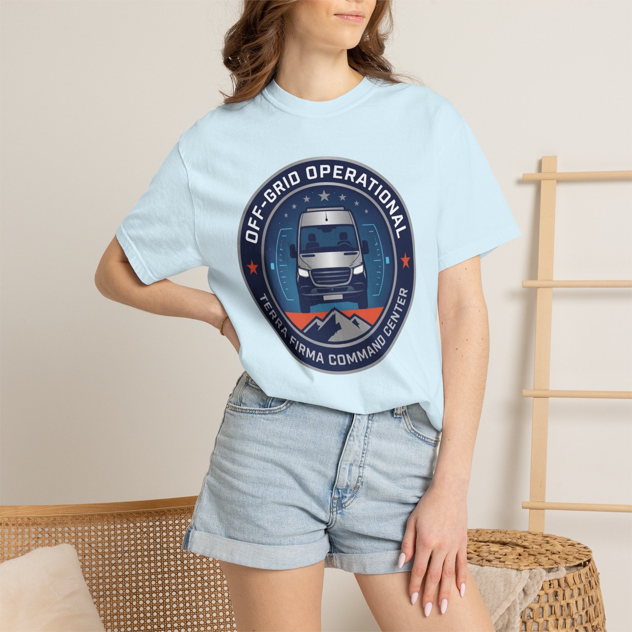 Off-grid Operational Terra Firma Command Center - T-Shirt