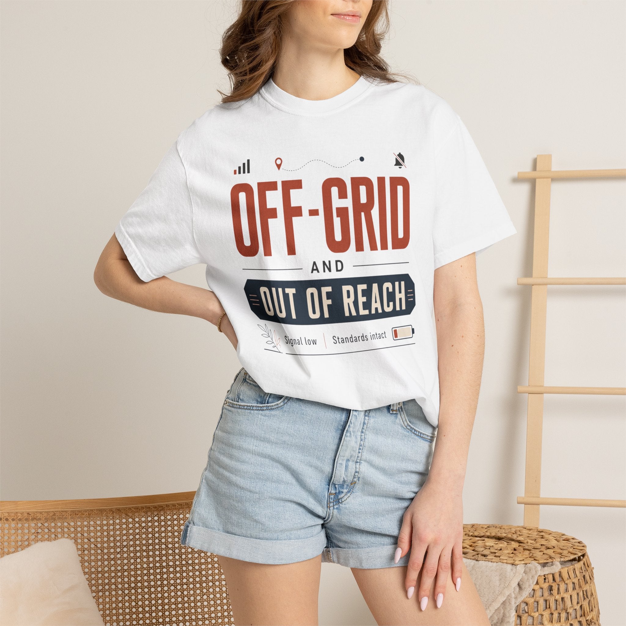 Off Grid And Out Of Reach - T-Shirt