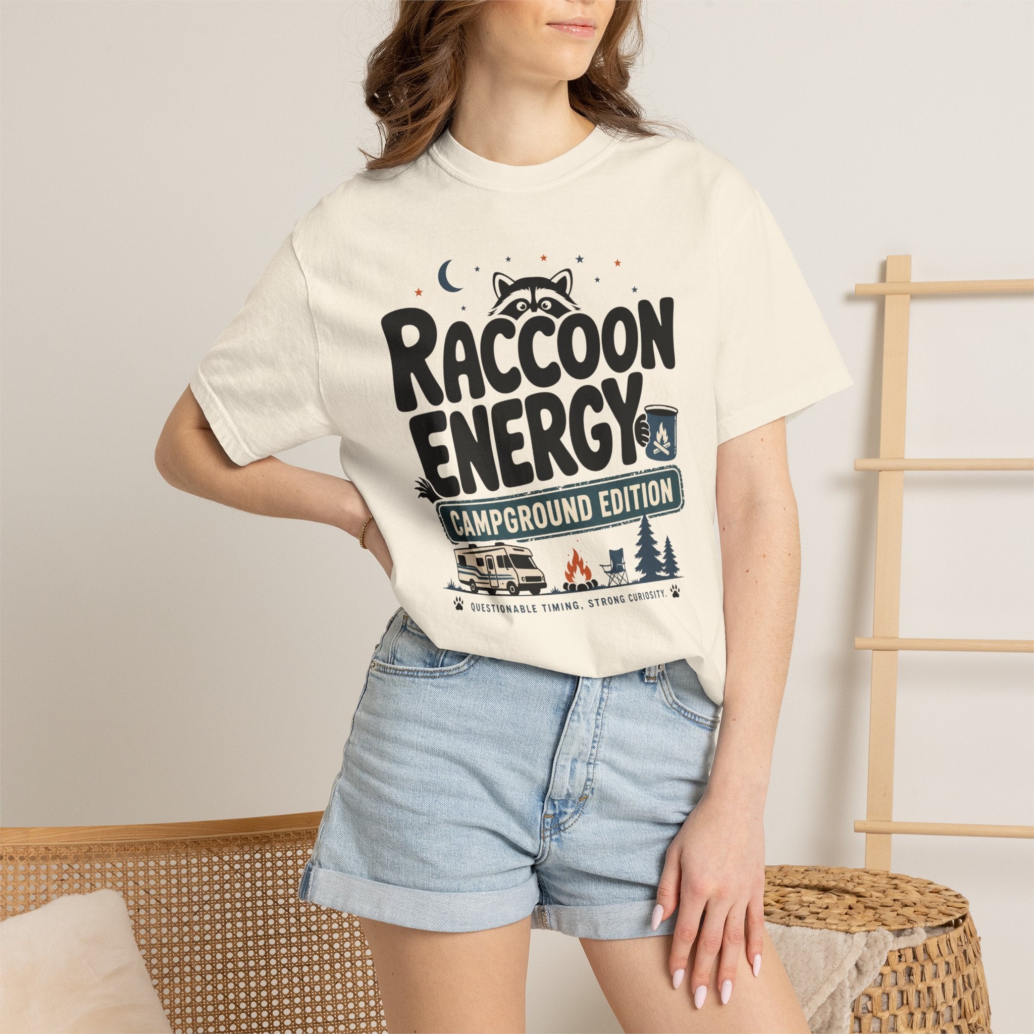 Raccoon Energy Campground Edition - T-Shirt