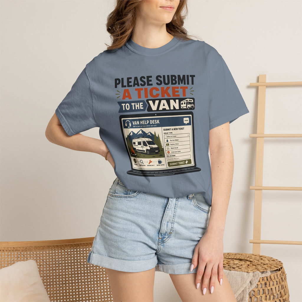 Please Submit A Ticket To The Van - T-Shirt