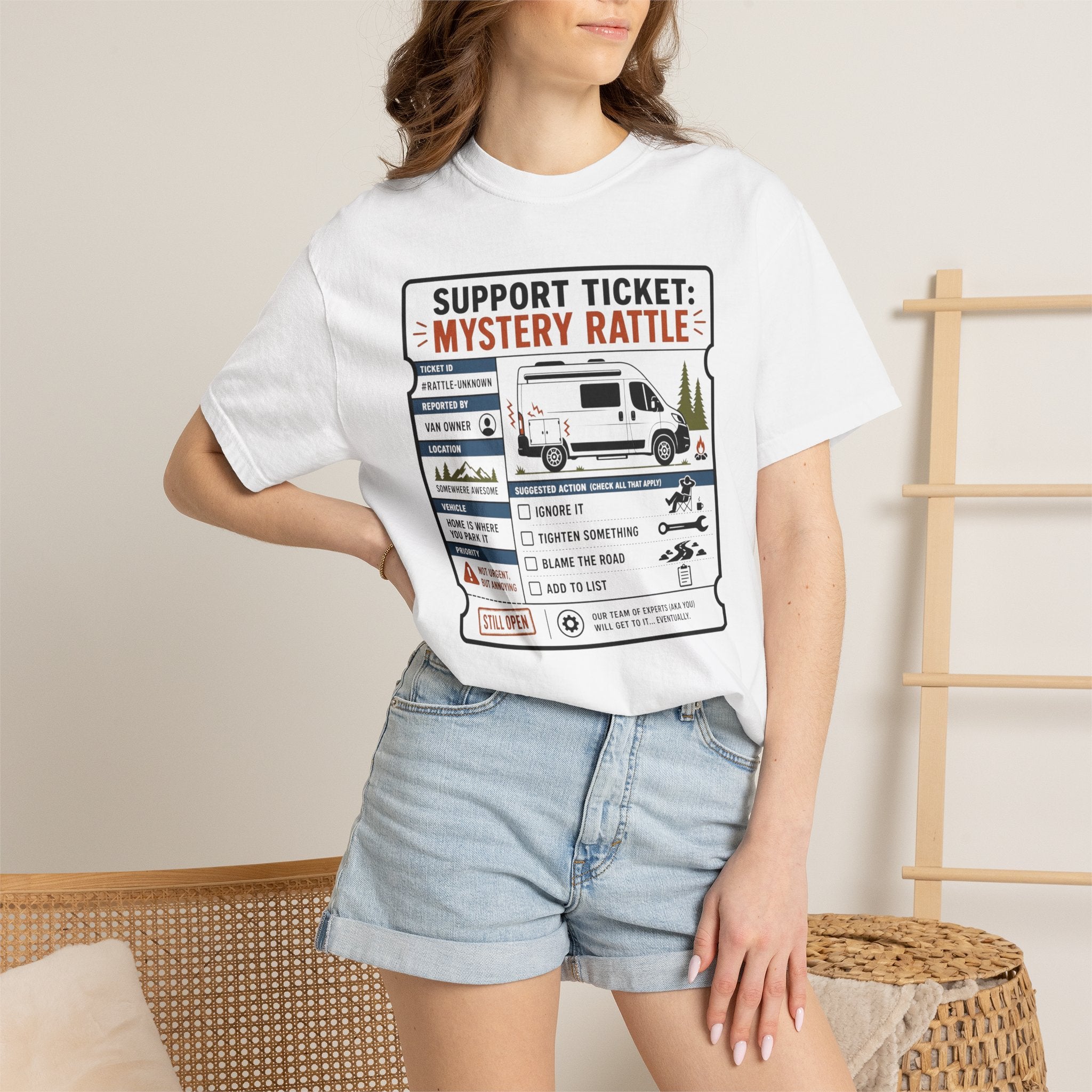 Support Ticket Mystery Rattle - T-Shirt