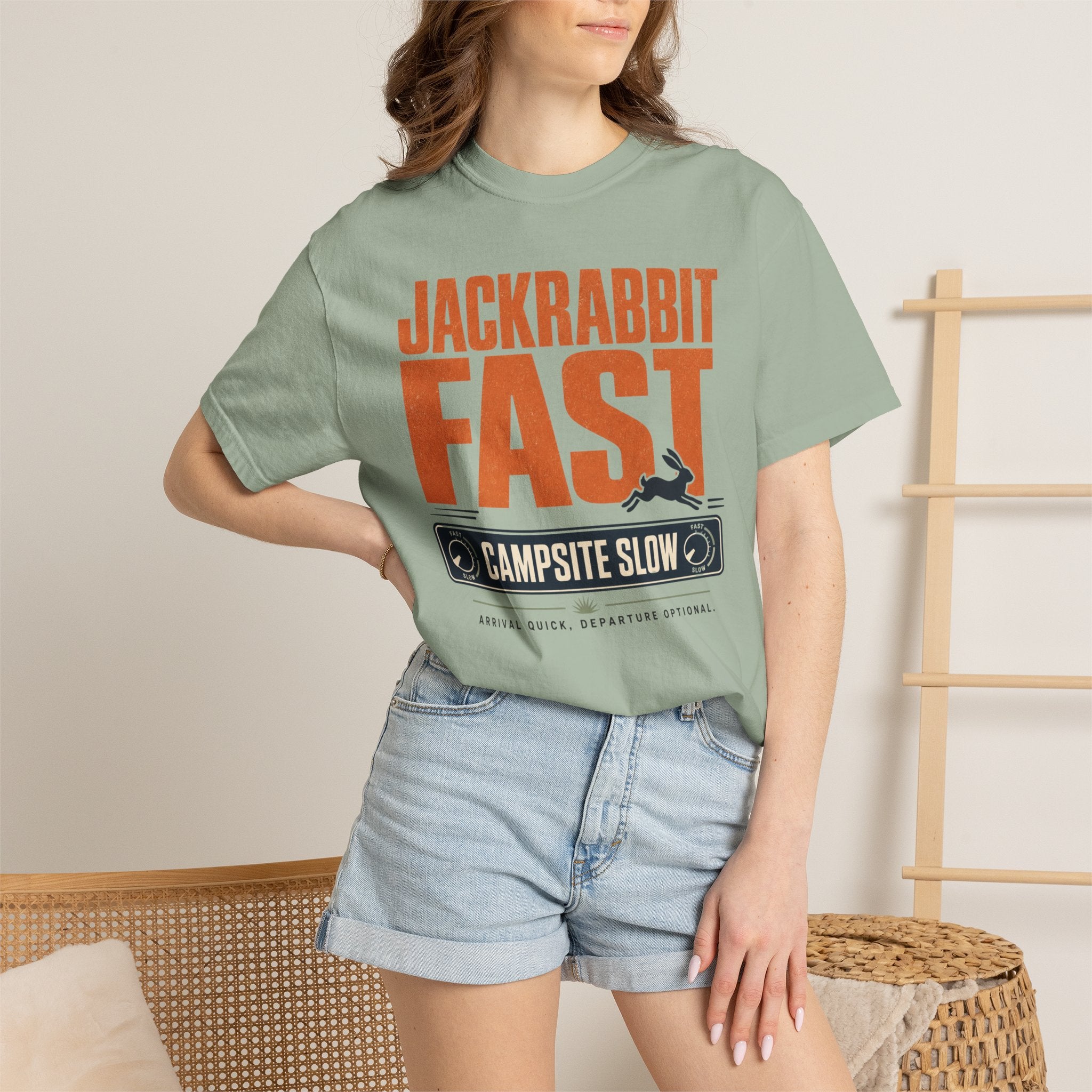 Jackrabbit Fast Campsite Slow - T-Shirt