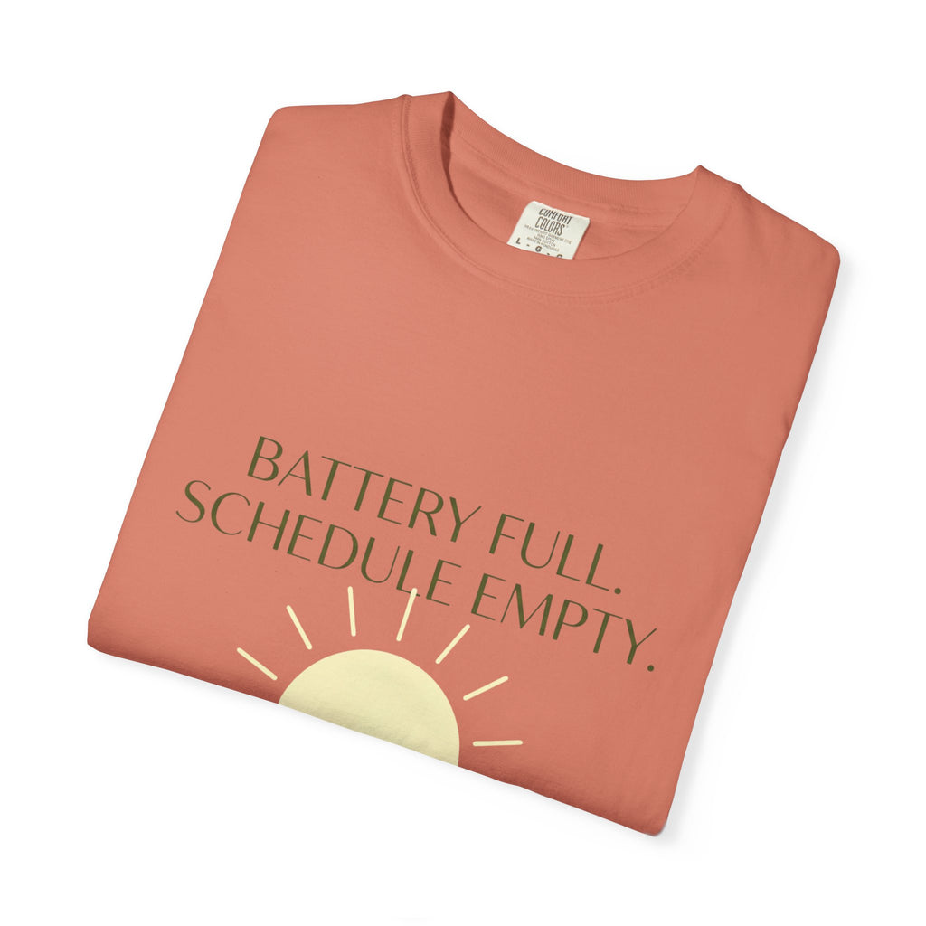 Battery Full Schedule Empty - T-Shirt