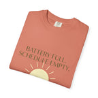 Battery Full Schedule Empty - T-Shirt