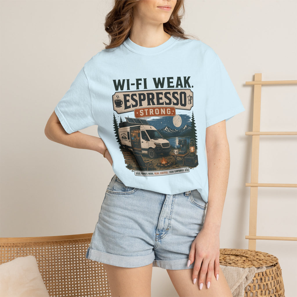 Wi-Fi Weak Espresso Strong - T-Shirt