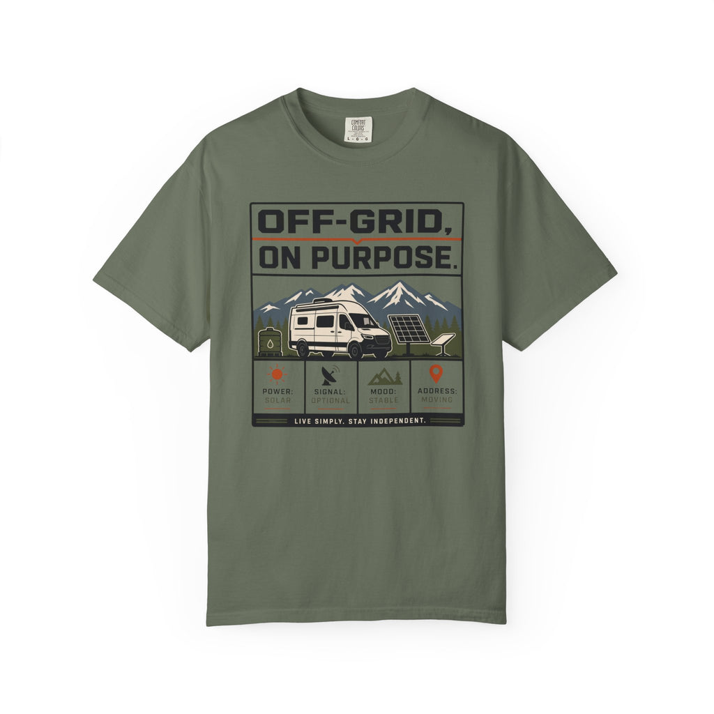Off Grid On Purpose - T-Shirt