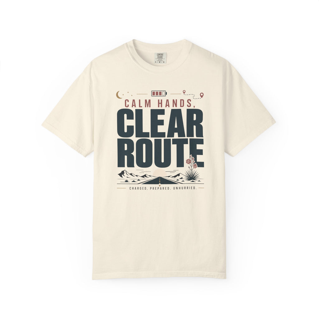 Calm Hands Clear Route - T-Shirt