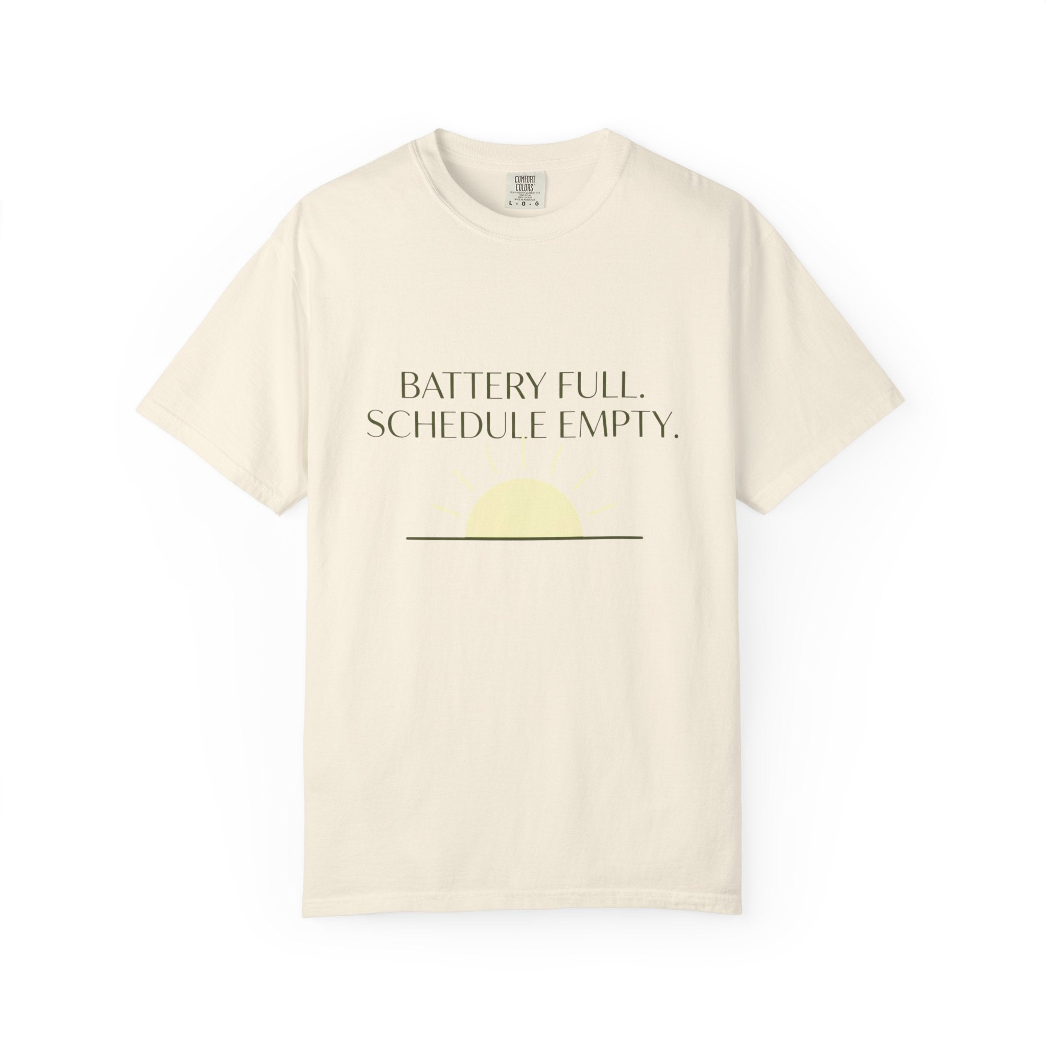 Battery Full Schedule Empty - T-Shirt