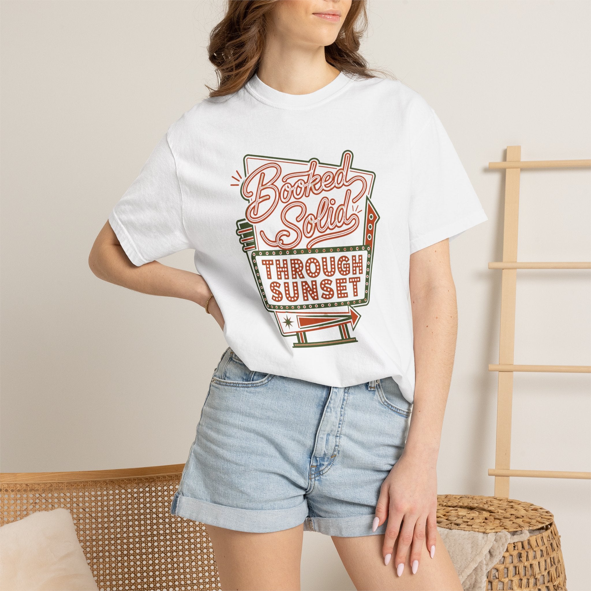 Booked Solid Through Sunset - T-Shirt