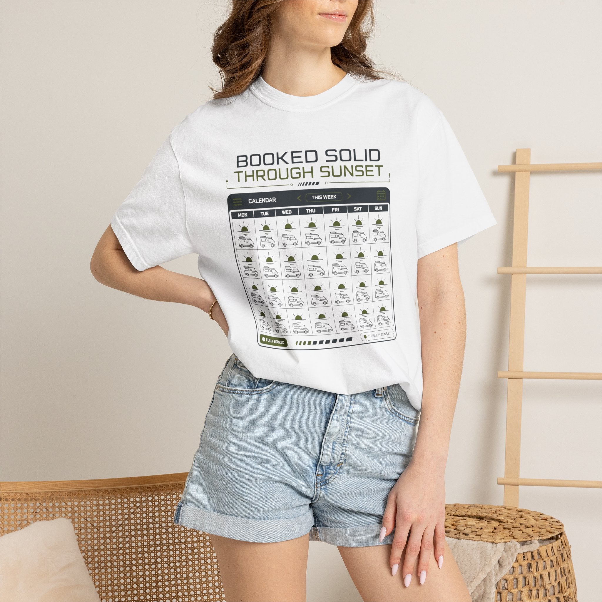 Booked Solid Through Sunset - T-Shirt