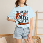 Professional Scenic Route Tester Research Never Ends - T-Shirt