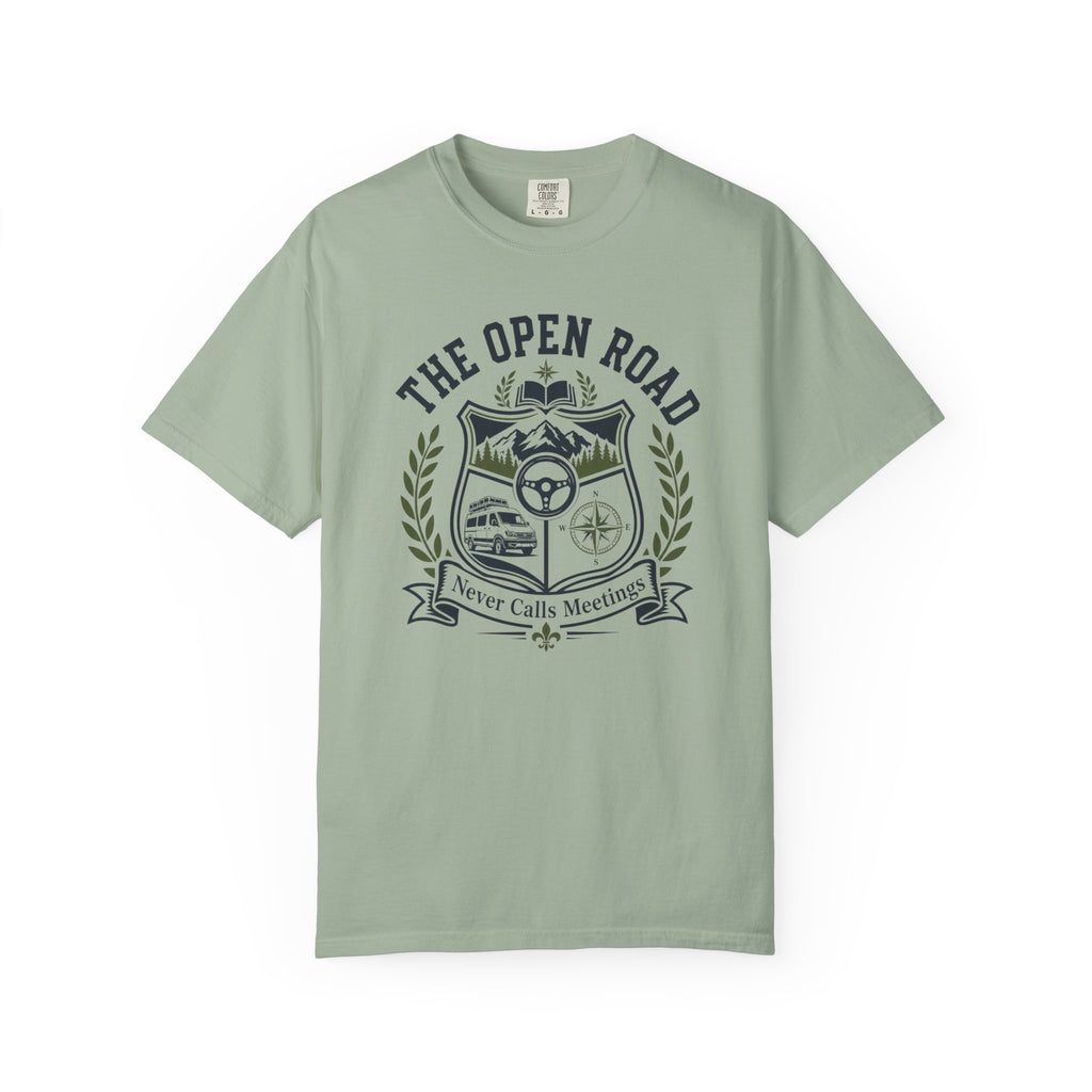The Open Road Never Calls Meetings - T-Shirt