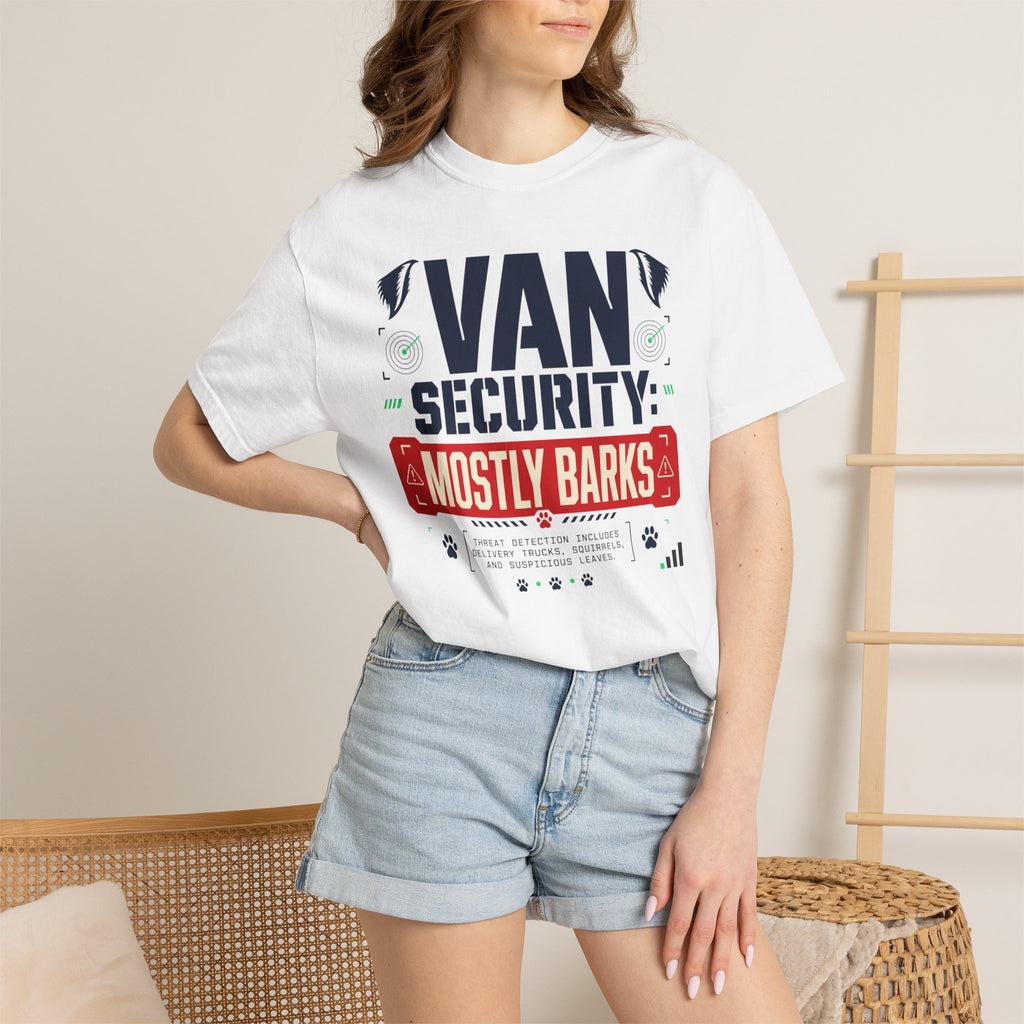 Van Security Mostly Barks - T-Shirt