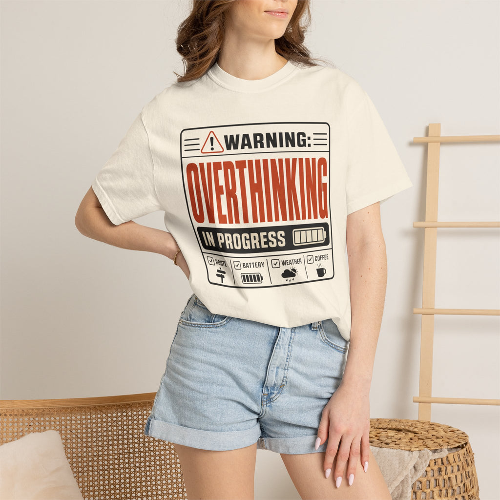 Warning Overthinking In Progress - T-Shirt