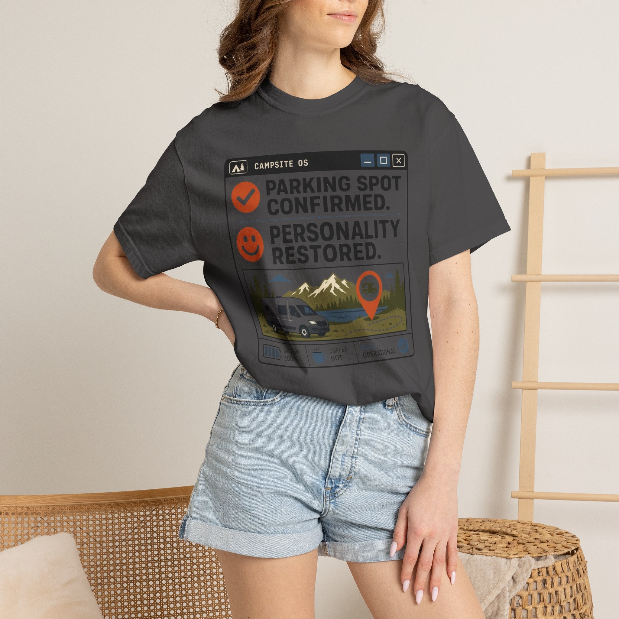 Parking Spot Confirmed Personality Restored - T-Shirt