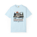Slow Mornings Strong Coffee Weak Signal - T-Shirt