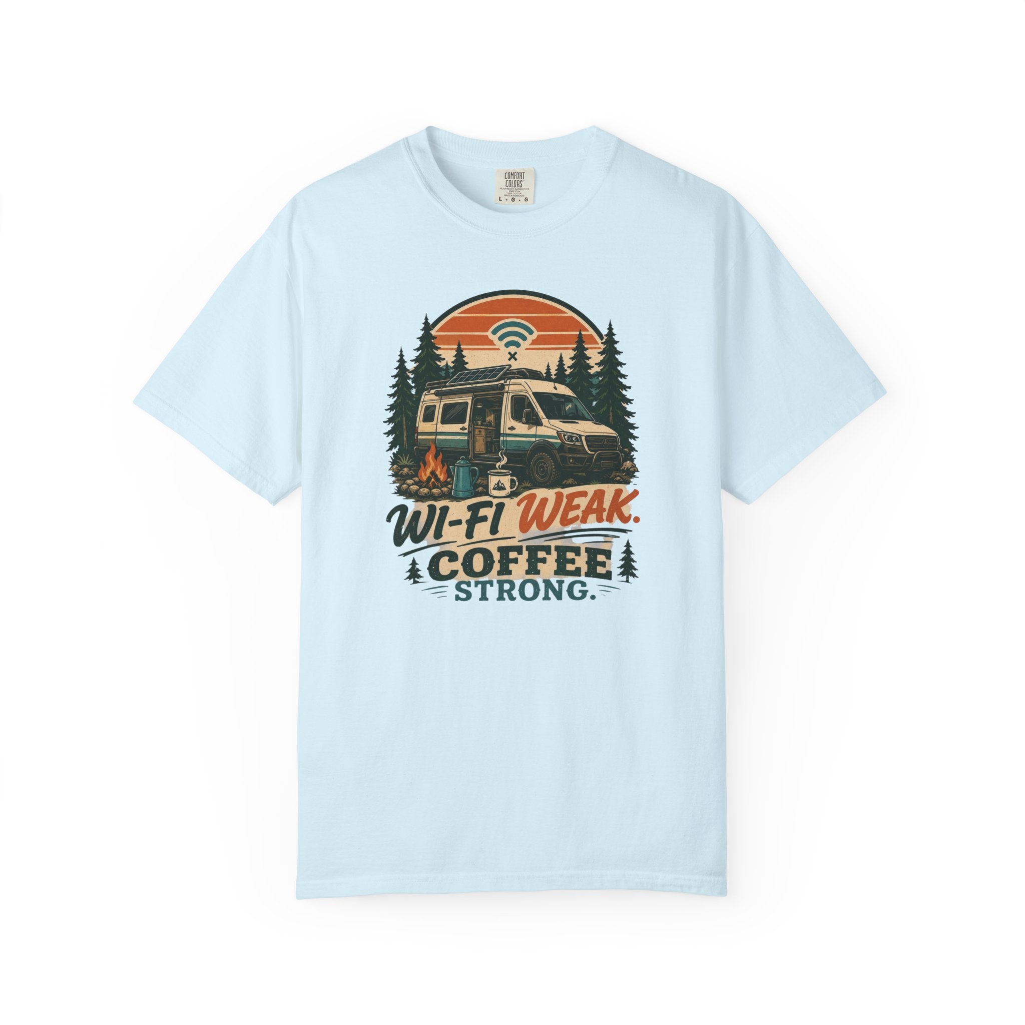 Wifi Weak Coffee Strong - T-Shirt